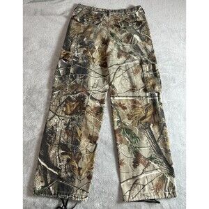 Realtree Camo Cargo Pants Straight Leg 32-34 M Hunting Outdoor Camping Gorpcore